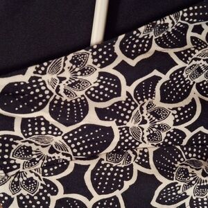 Loft Black & White Floral Dress